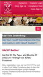 Mobile Screenshot of haccpbuilder.com